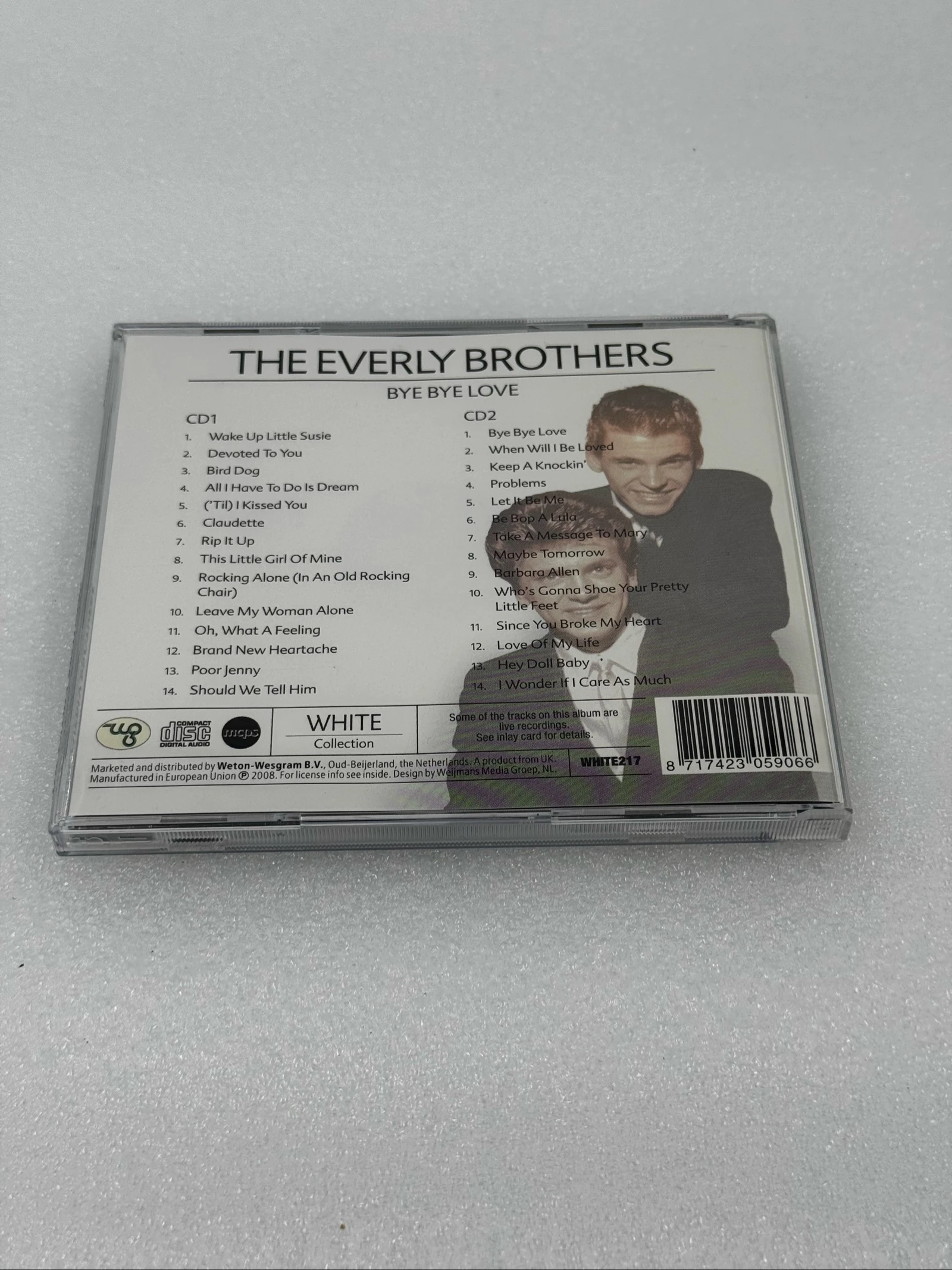 The Everly Brothers - Adeus ao Amor (2 CD Coleção Branca) – photo 2